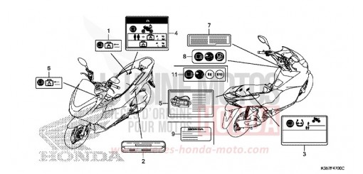 CAUTION LABEL WW125EX2H de 2017